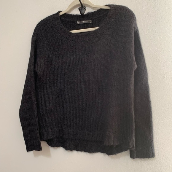 Peruvian connection alpaca and wool black sweater size XS - Picture 2 of 7
